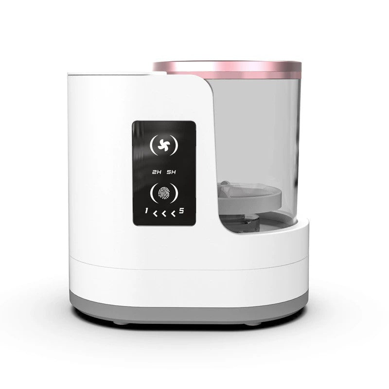 Dispozitiv Portabil de Curatare a Pensulelor de Machiaj, Flippy, cu Functie de Uscare, 5V, 850RPM, Cablu 1.2 m, 17.3 x