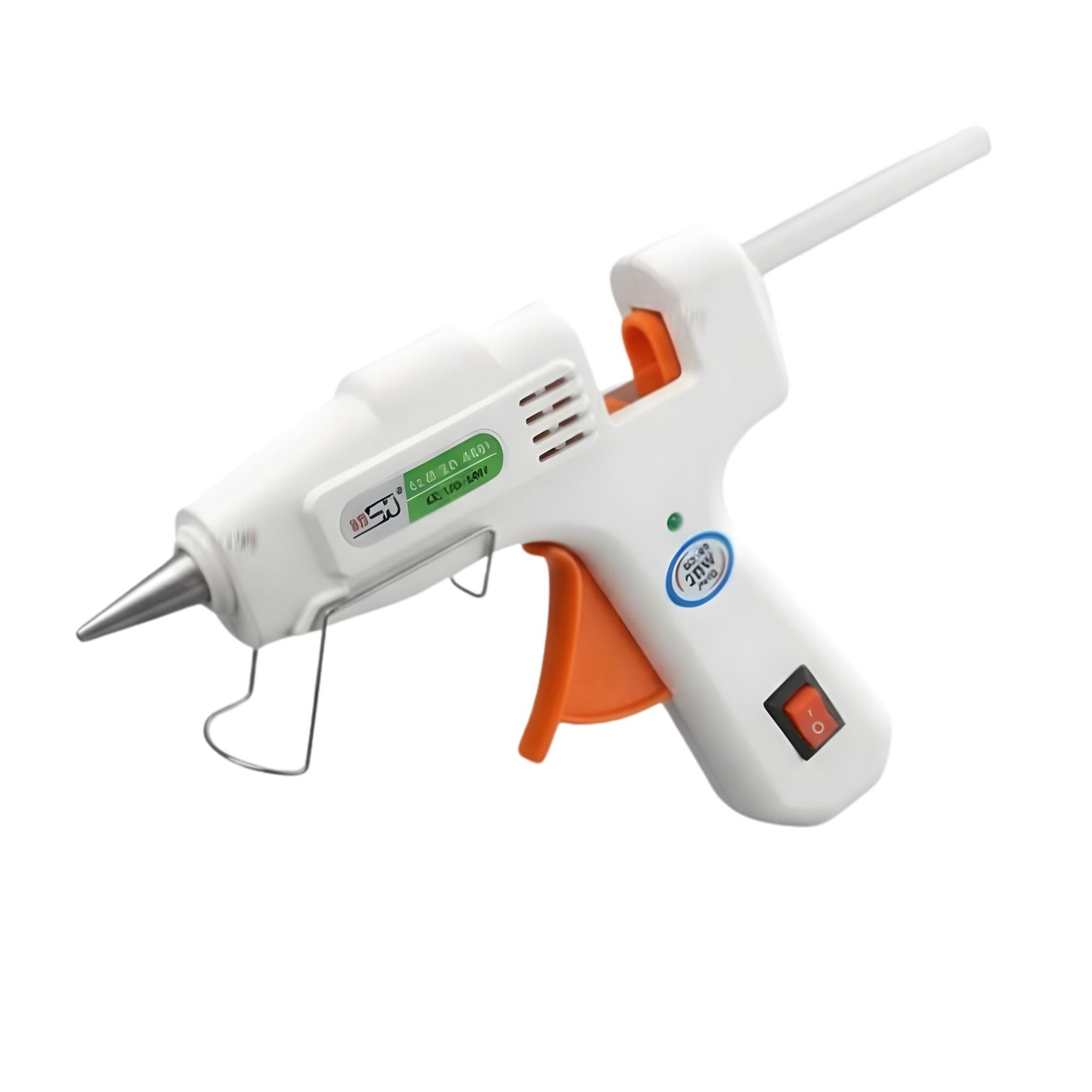 Pistol de Lipit cu Silicon la cald, Flippy, 20 W, pentru Batoane 7 mm, Duza din Aluminiu Anti-picurare, Incalzire