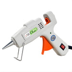 Pistol de Lipit cu Silicon la cald, Flippy, 20 W, pentru Batoane 7 mm, Duza din Aluminiu Anti-picurare, Incalzire
