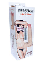 Vibrator rotativ realist cu piele cibernetică Perseus Loveclonex 20 cm