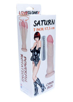 Vibrator realist rotativ Saturn Loveclonex 18 cm din piele cibernetică