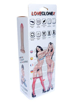 Vibrator realist rotativ Saturn Loveclonex 18 cm din piele cibernetică