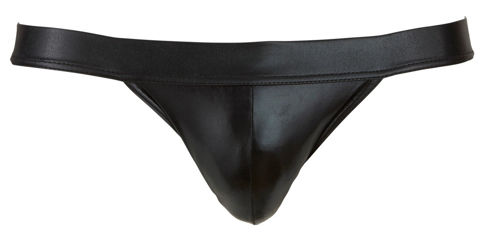 Pantaloni sport elastici Svenjoyment pentru bărbați, negru lucios XL