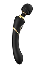 Vibrator baghetă Monica Prestige negru USB 24 cm