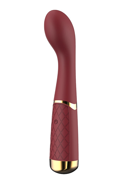 Vibrator Romance Lucy din silicon pentru punctul G, cu USB Ruby