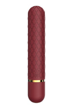 Vibrator de buzunar USB Romance Lizzy Burgundy
