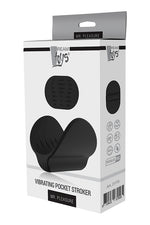 Masturbator de buzunar Mr. Pleasure cu vibrații USB din silicon