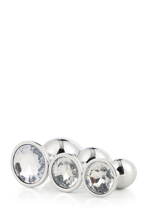 SET DE DOPURI DE ARGINT GLEAMING LOVE