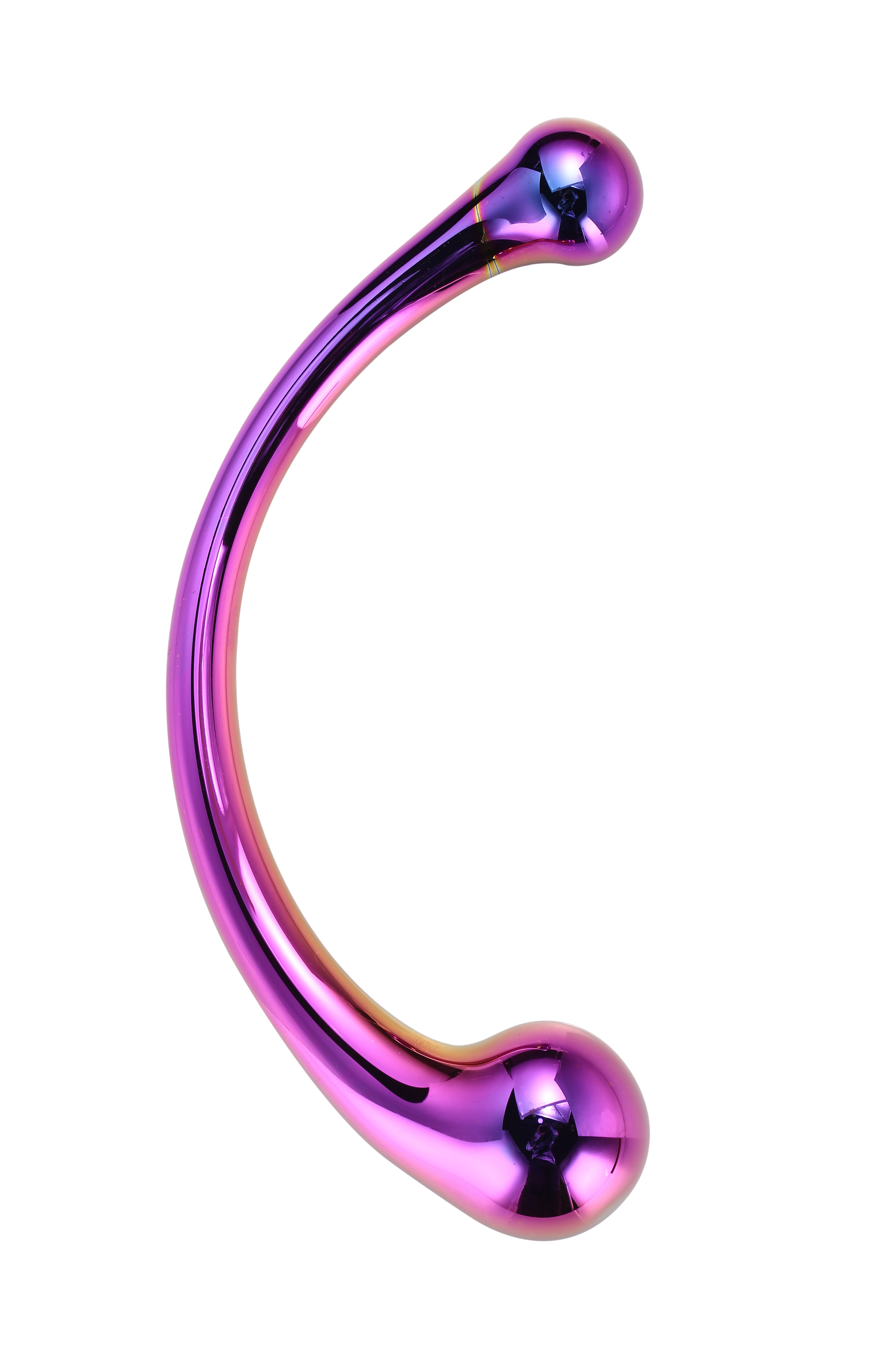 Dildo din sticlă curbată Glamour Dream Toys 17 cm