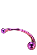 Dildo din sticlă curbată Glamour Dream Toys 17 cm