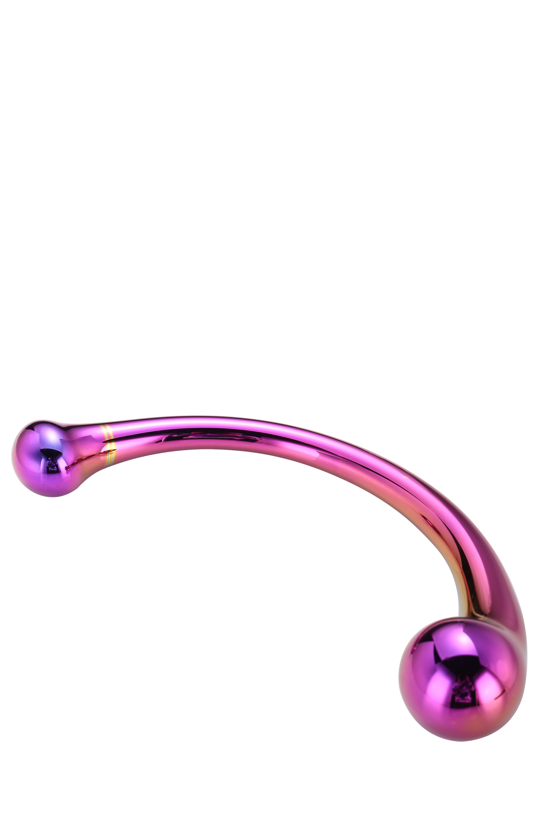 Dildo din sticlă curbată Glamour Dream Toys 17 cm