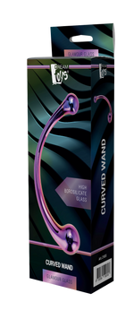 Dildo din sticlă curbată Glamour Dream Toys 17 cm