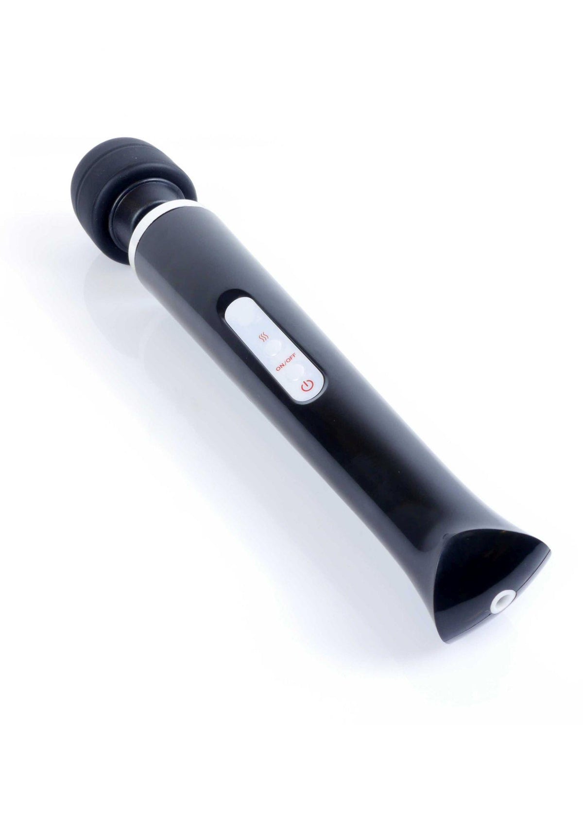Stimulator Clitoridian USB Magic Wand din Silicon Negru, 10 Funcții