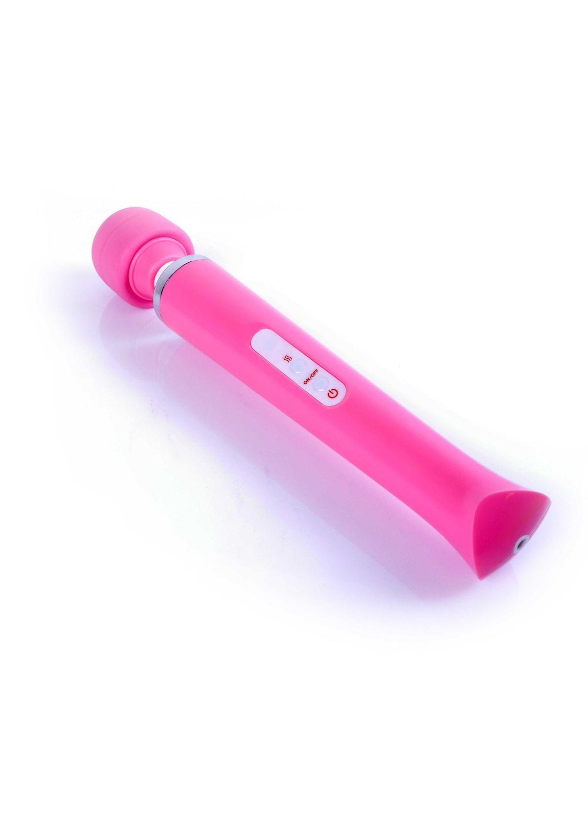 Baghetă magică de masaj USB roz cu 10 funcții