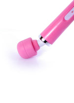 Baghetă magică de masaj USB roz cu 10 funcții