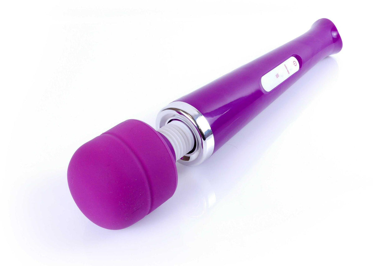 Stimulator Clitoridian USB Magic Wand Purple, 10 Programe