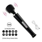 Stimulator Clitoridian USB Magic Wand Purple, 10 Programe