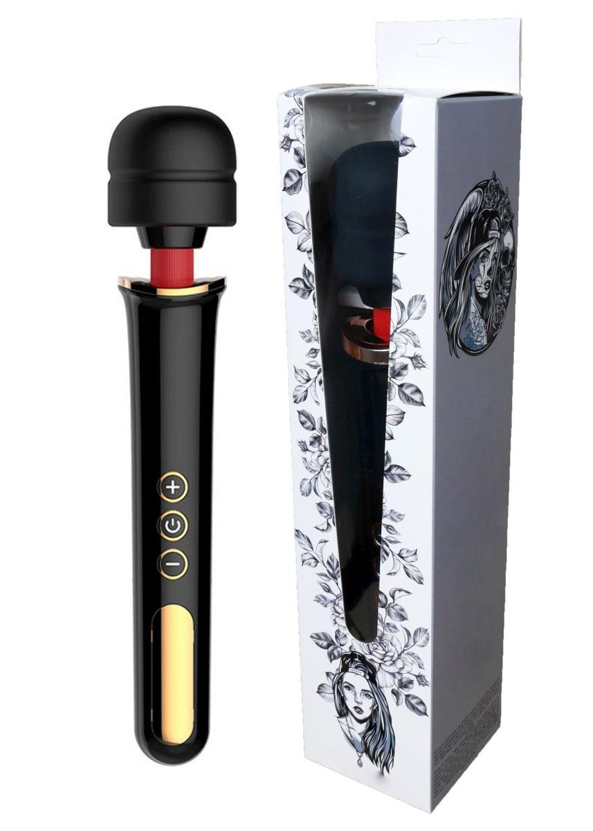 Stimulator clitoridian magic USB seria B, super puternic, din silicon negru