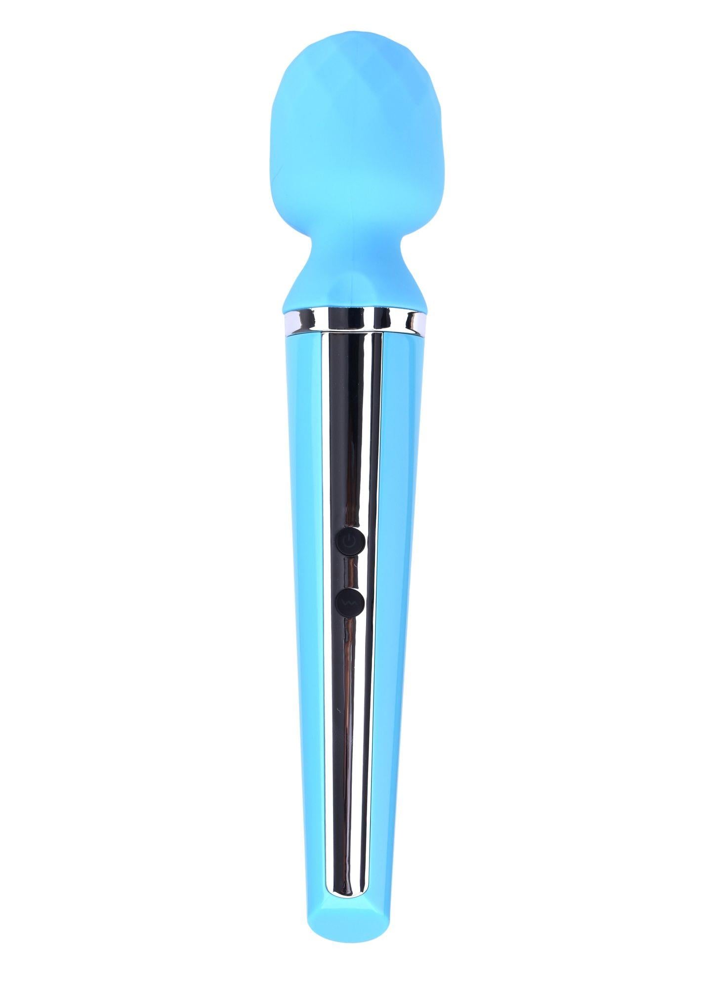 Stimulator masaj din silicon magic seria B, albastru, USB, 10 funcții