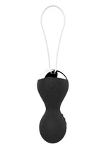 Bile vibratoare magice din silicon seria B, telecomandă USB, negre