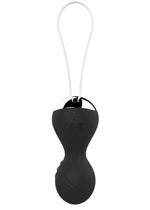 Bile vibratoare magice din silicon seria B, telecomandă USB, negre