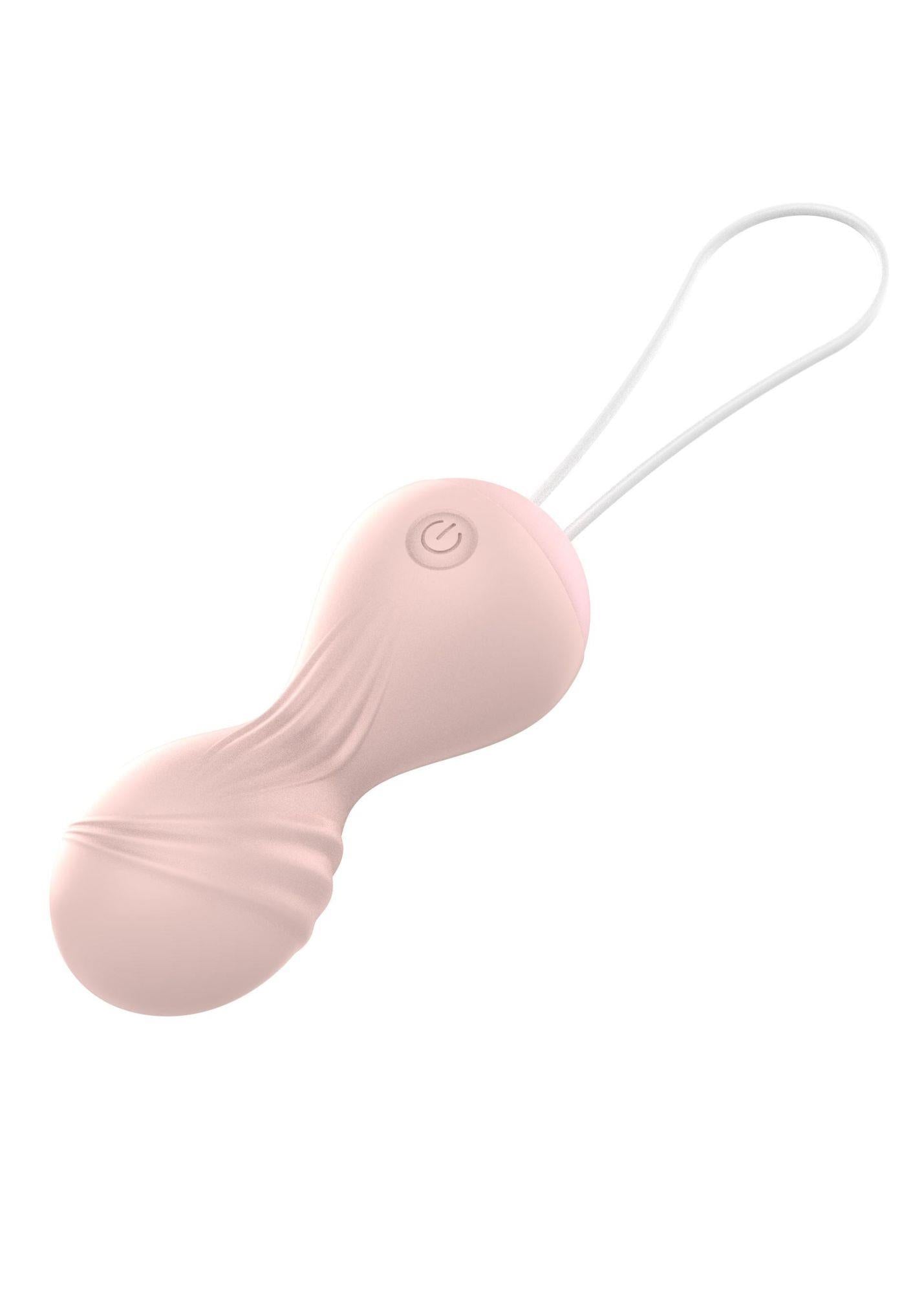 Bile Kegel vibratoare din silicon cu telecomandă USB, 10 funcții