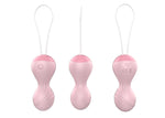 Bile Kegel vibratoare din silicon cu telecomandă USB, 10 funcții