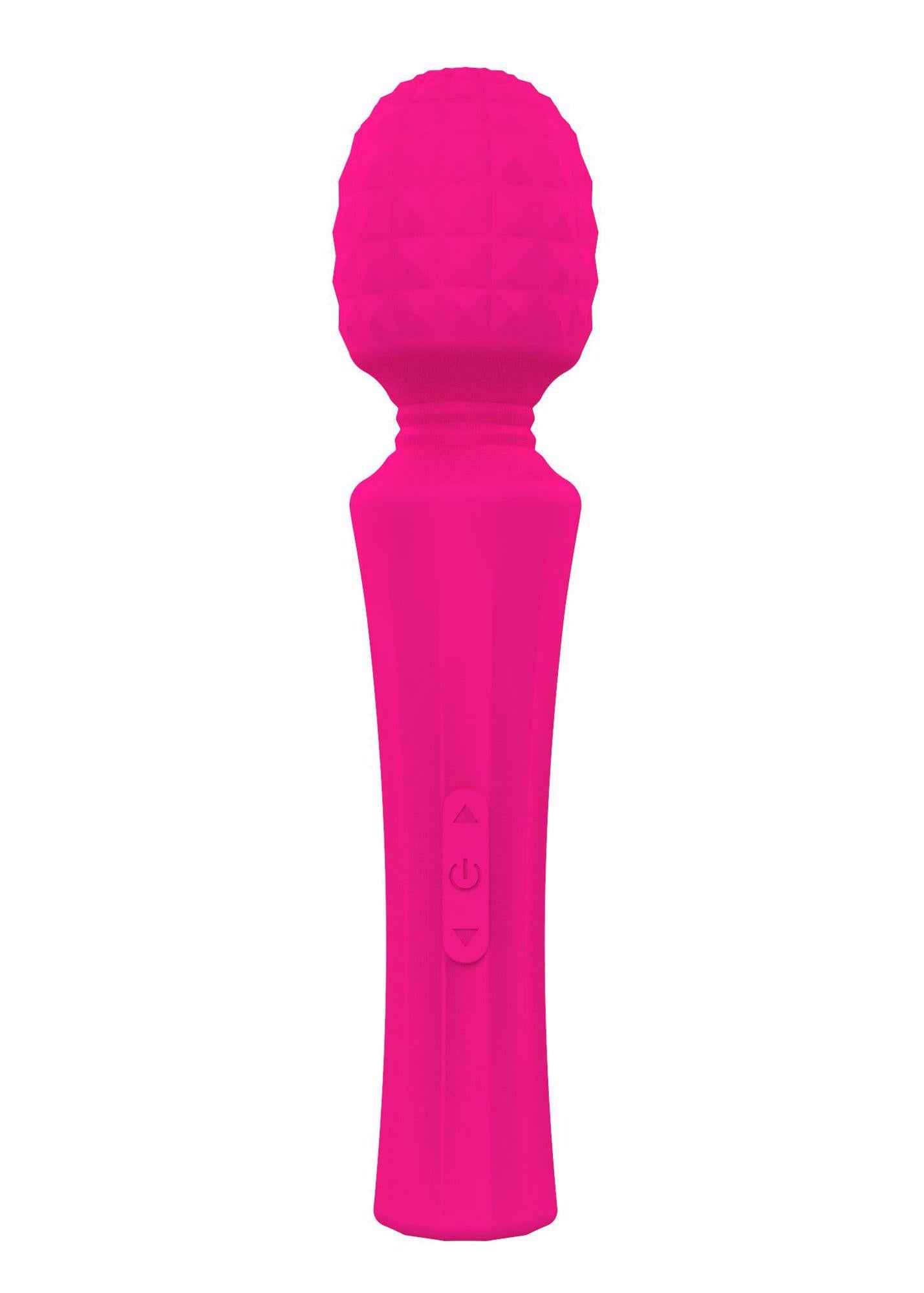 Stimulator clitoridian USB Power Wand seria B Magic Pink