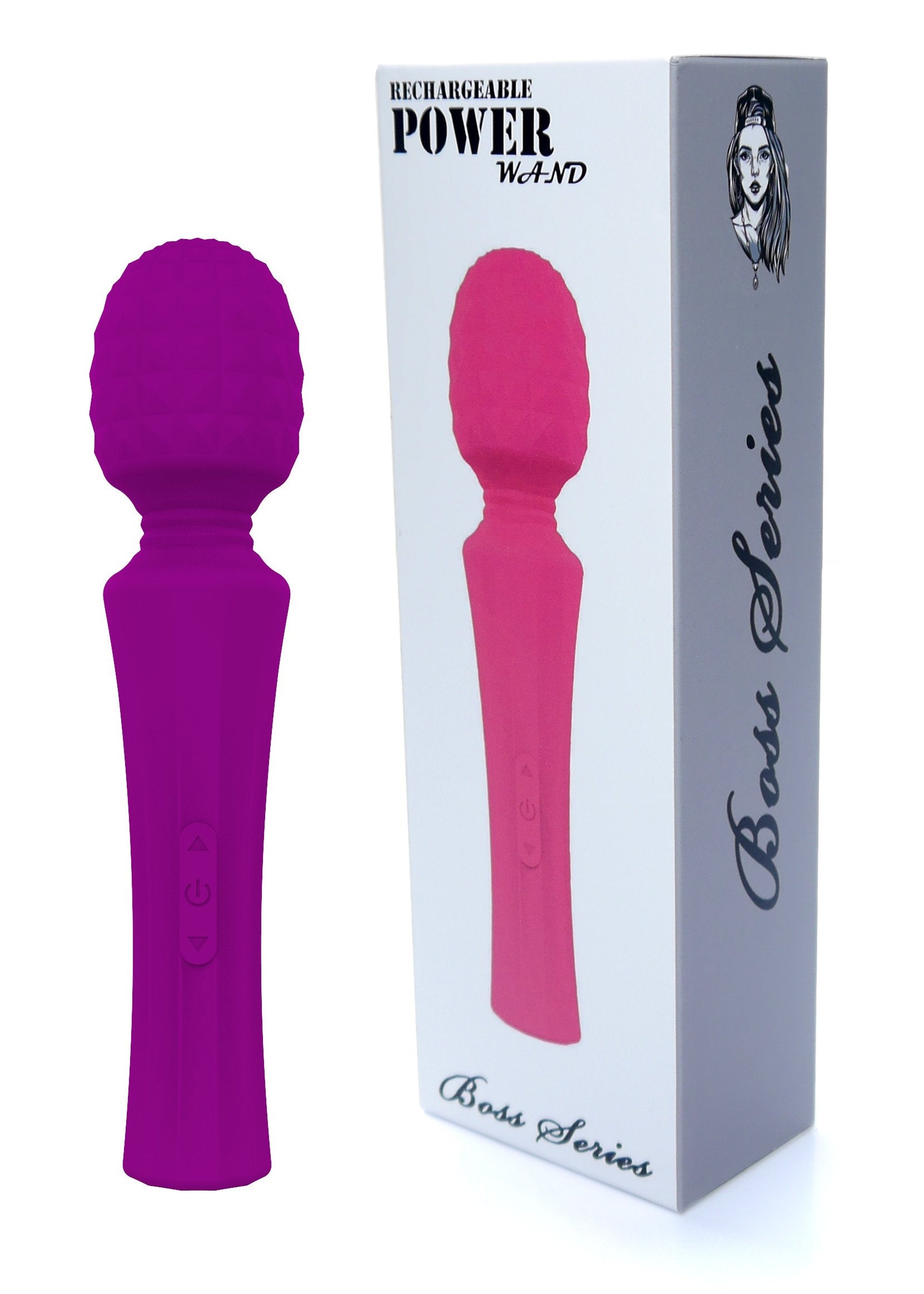 Masaj vibrator puternic seria B Magic, USB violet