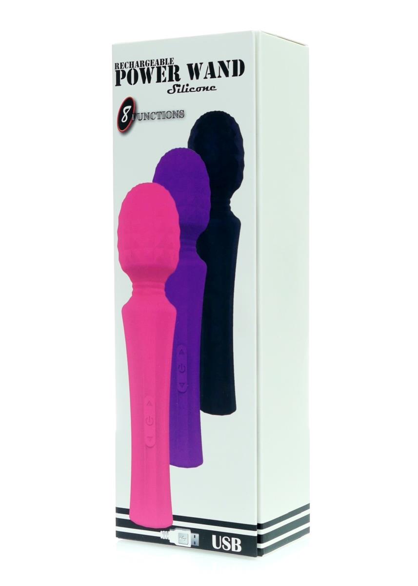 Masaj vibrator puternic seria B Magic, USB violet