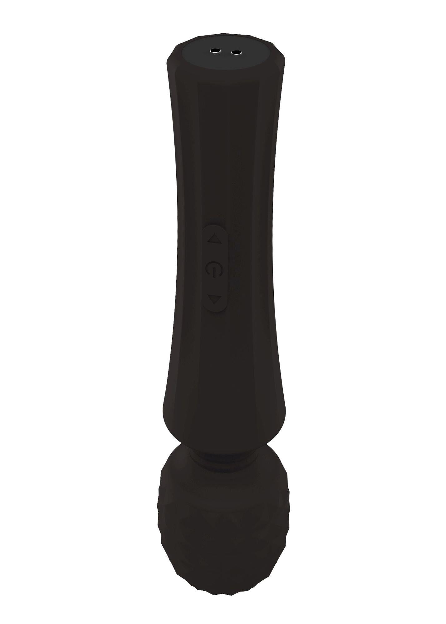 Stimulator clitoridian USB din silicon magic seria B, negru