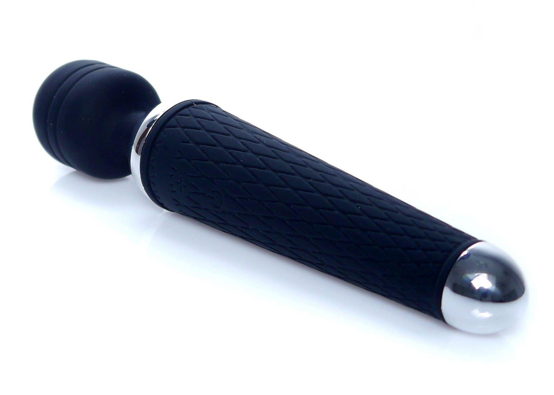 Stimulator USB cu baghetă magică din silicon seria B, negru, cu 10 funcții