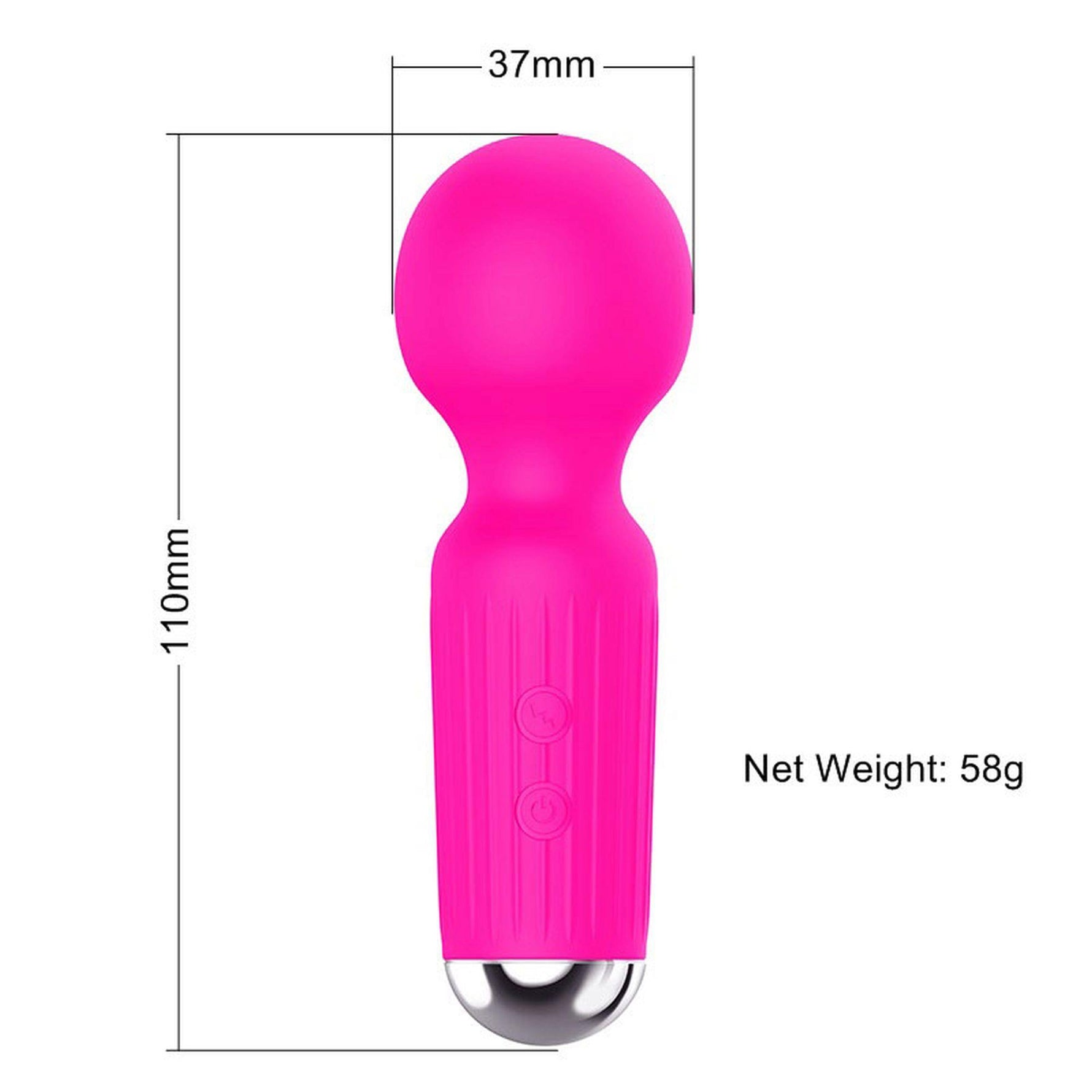 Stimulator clitoridian magic Mini seria B roz, USB, 20 de funcții
