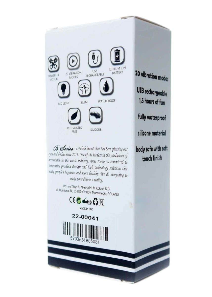 Stimulator clitoridian magic Mini seria B roz, USB, 20 de funcții