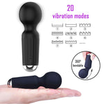 Mini stimulator clitoridian USB cu 20 de programe, seria B, Blue Magic