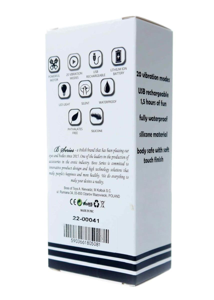 Mini stimulator clitoridian USB cu 20 de programe, seria B, Blue Magic