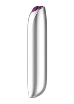 Vibrator mini USB puternic seria B Magic, argintiu, cu 20 de moduri