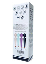 Stimulator clitoridian magic Power Wand seria B, albastru, USB, 10 funcții