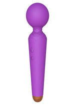 Stimulator clitoridian Power Wand USB cu 10 funcții, violet
