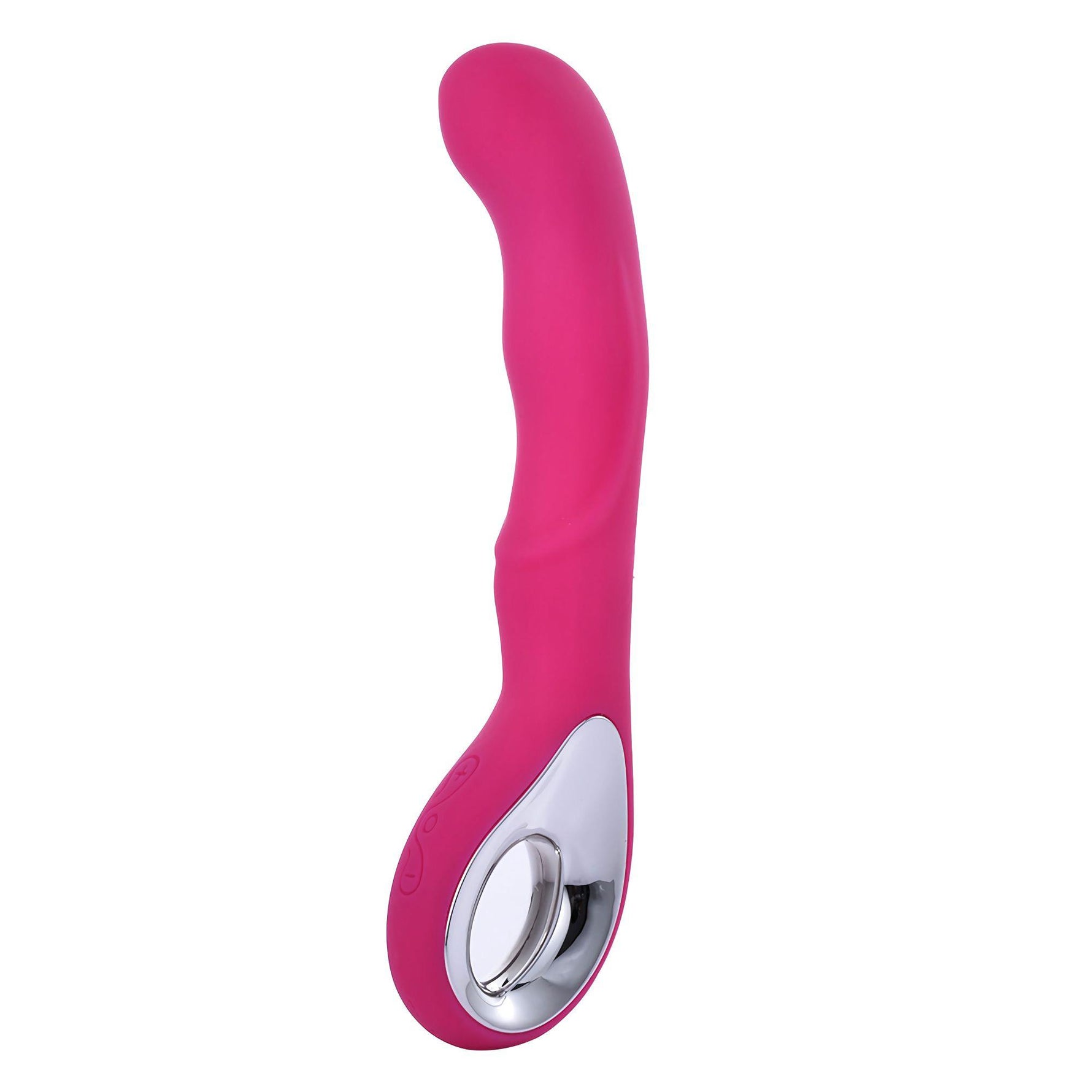 Vibrator Magic Silicon pentru Punct G seria B, roz, USB, 20 cm