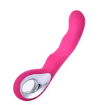 Vibrator Magic Silicon pentru Punct G seria B, roz, USB, 20 cm