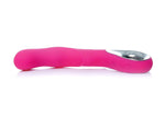 Vibrator Magic Silicon pentru Punct G seria B, roz, USB, 20 cm