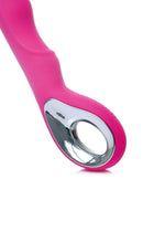 Vibrator Magic Silicon pentru Punct G seria B, roz, USB, 20 cm