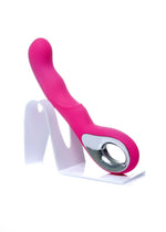 Vibrator Magic Silicon pentru Punct G seria B, roz, USB, 20 cm