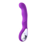 Vibrator Magic Silicon pentru Punct G seria B, violet, USB, 20 cm