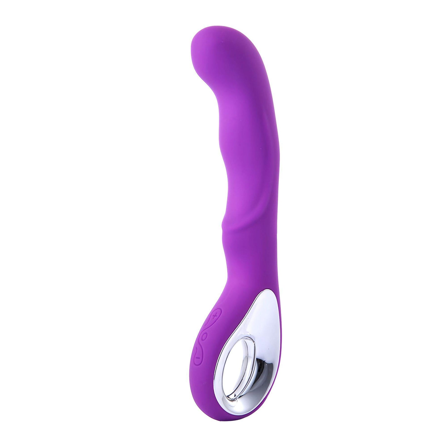Vibrator Magic Silicon pentru Punct G seria B, violet, USB, 20 cm
