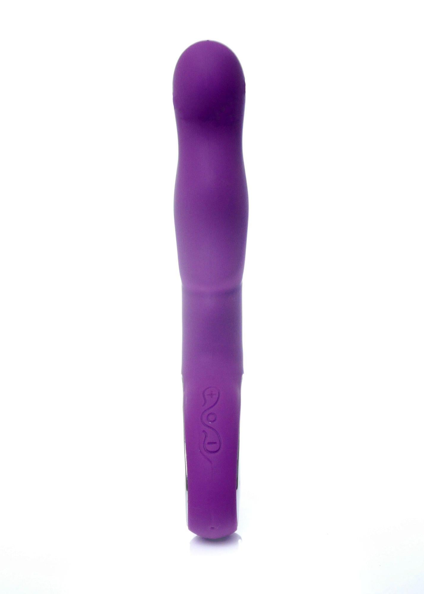 Vibrator Magic Silicon pentru Punct G seria B, violet, USB, 20 cm