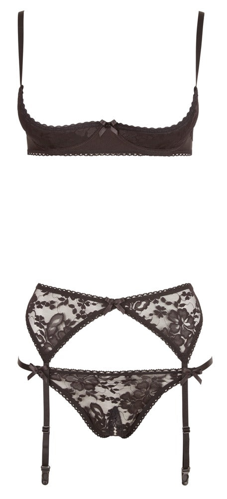 Set lenjerie intimă Cottelli neagră 75B
