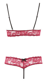 Set de lenjerie intimă Cottelli LINGERIE cu dantelă, mărimea S
