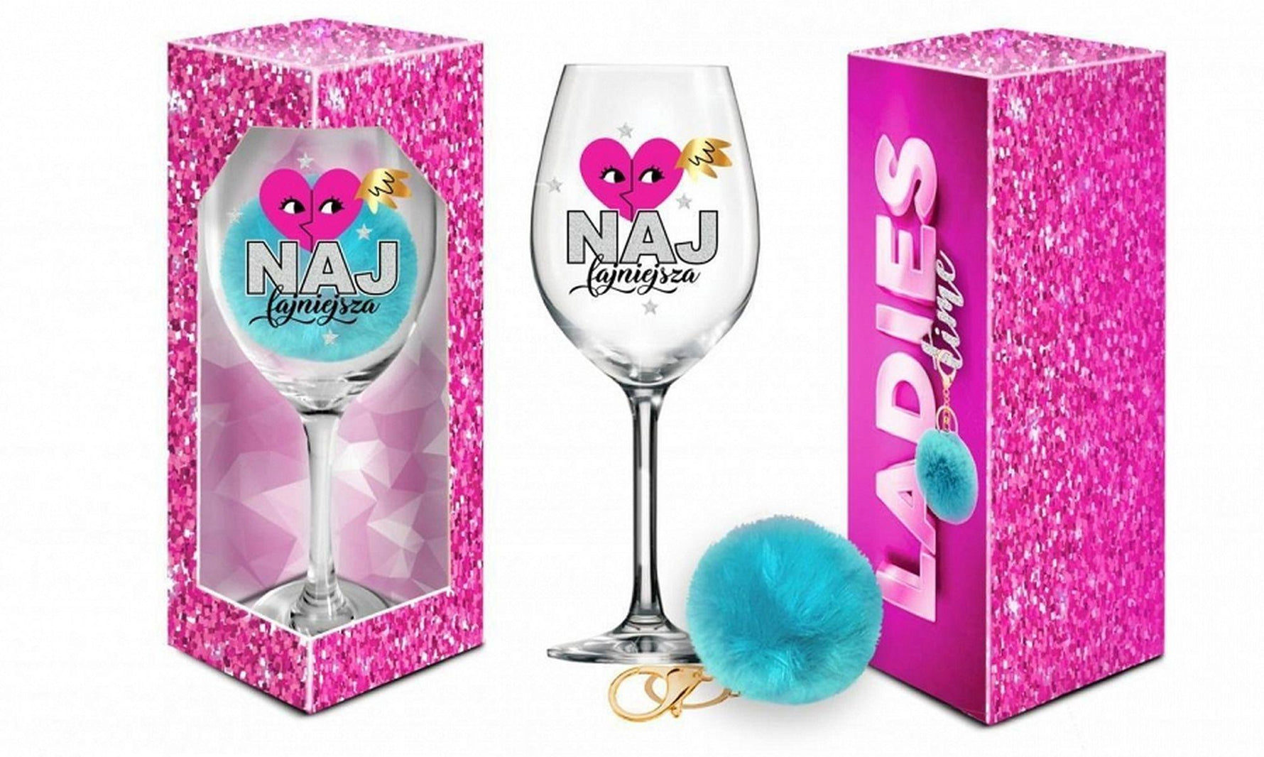 Pahar de vin Signoria de damă, 700 ml, cu ciucure